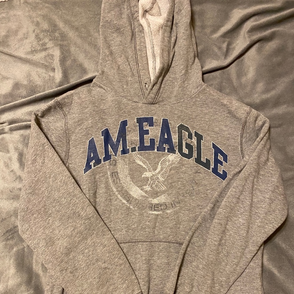 american eagle gray sweatshirt